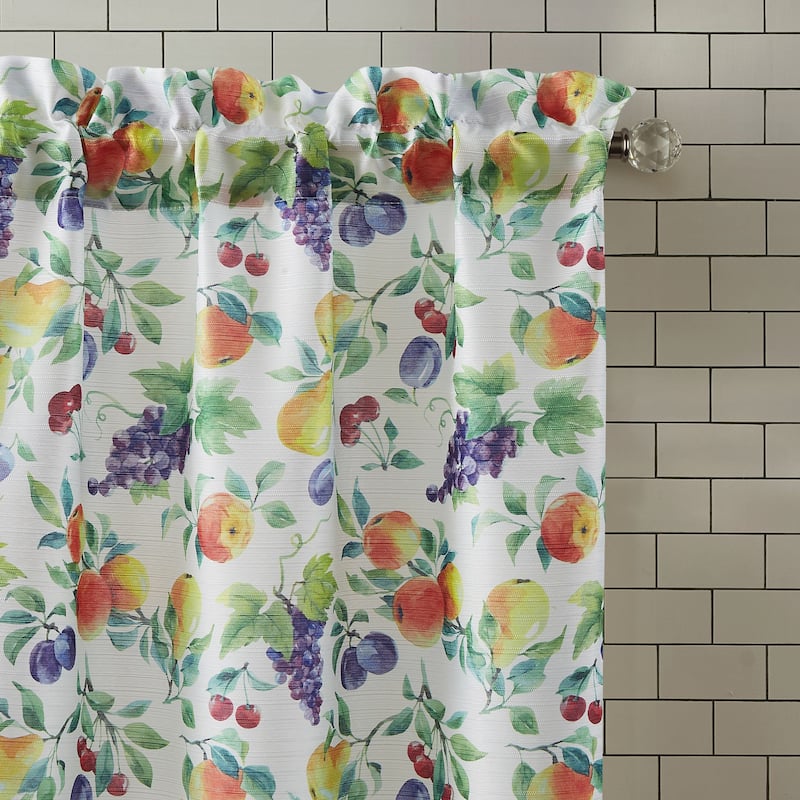 Chef Fruit or Herbs Kitchen Curtain Set