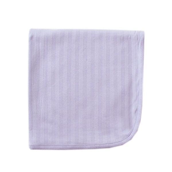 slide 1 of 1, Touched by Nature Baby Girl Organic Cotton Swaddle, Receiving and Multi-purpose Blanket, Lavender, One Size One Size - Lavender