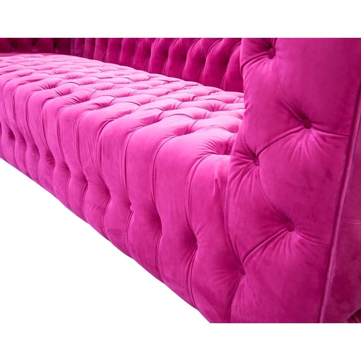 Pasargad Home Vicenza Velvet Tufted Sofa - L89.37"XD36.22"XH30"