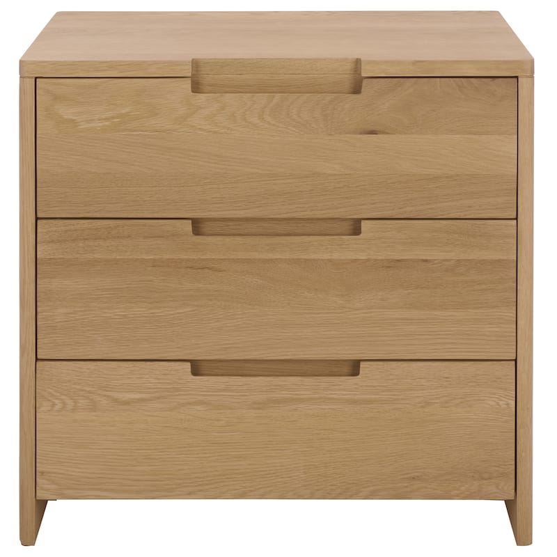SAFAVIEH Couture Riverside Oak Wood 3-Drawer Nightstand