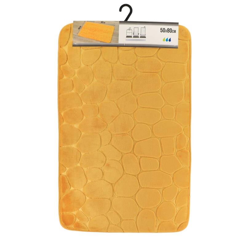Memory Foam Bath Mat Pebble Design 32x20