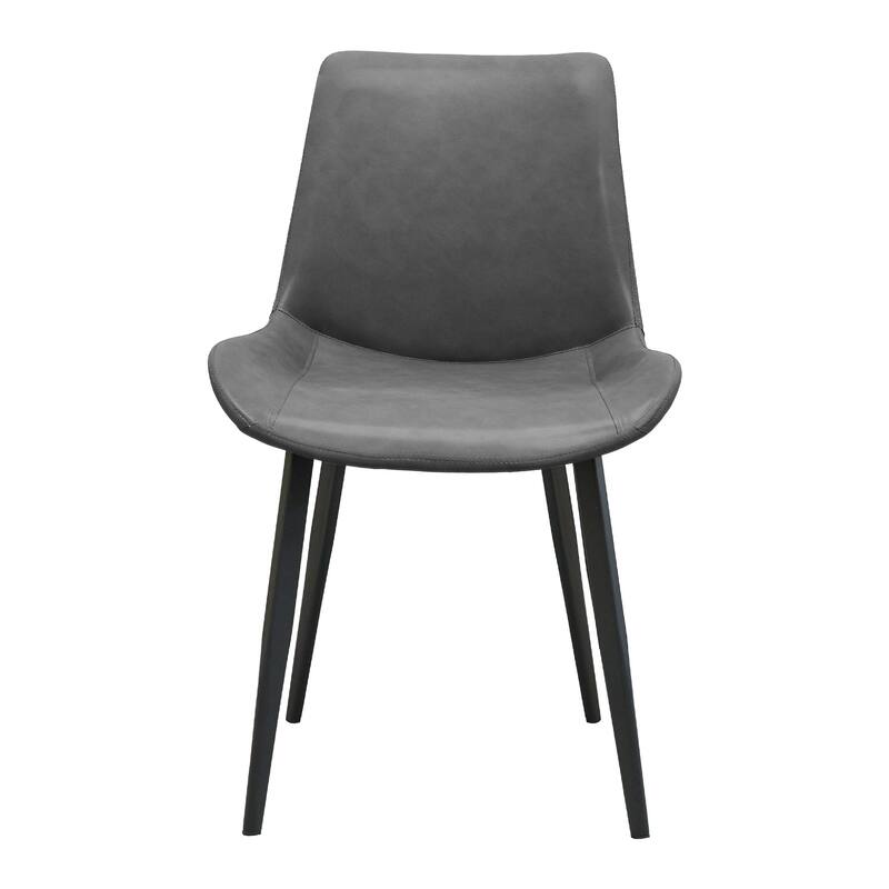 PU Leather Dining Chair with Metal Legs, Modern Upholstered Chair Set of 4 for Kitchen, Restaurant, Living, Meeting Room