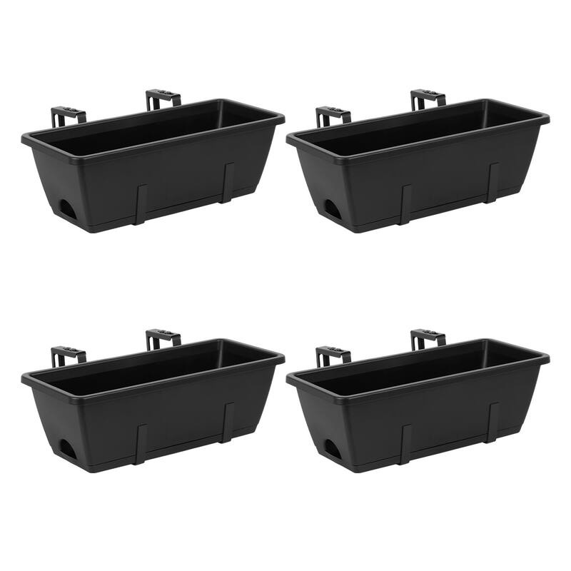16.9 Inch Balcony Railing Planter Box