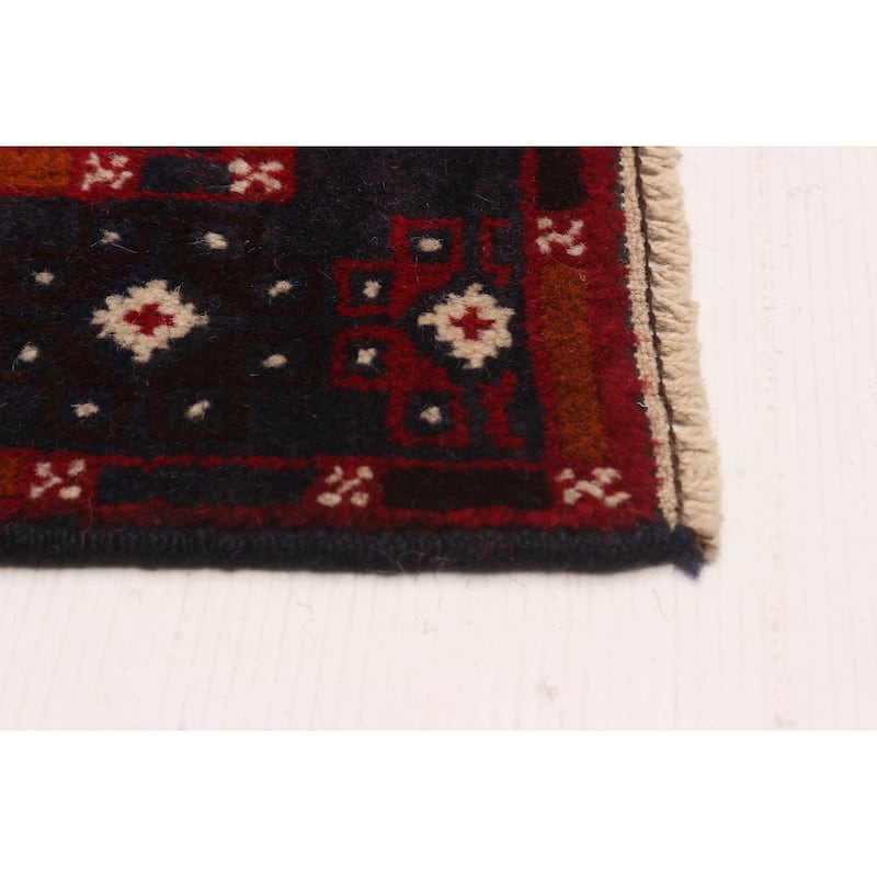 ECARPETGALLERY Hand-knotted Teimani Red Wool Rug - 6'7 x 9'5