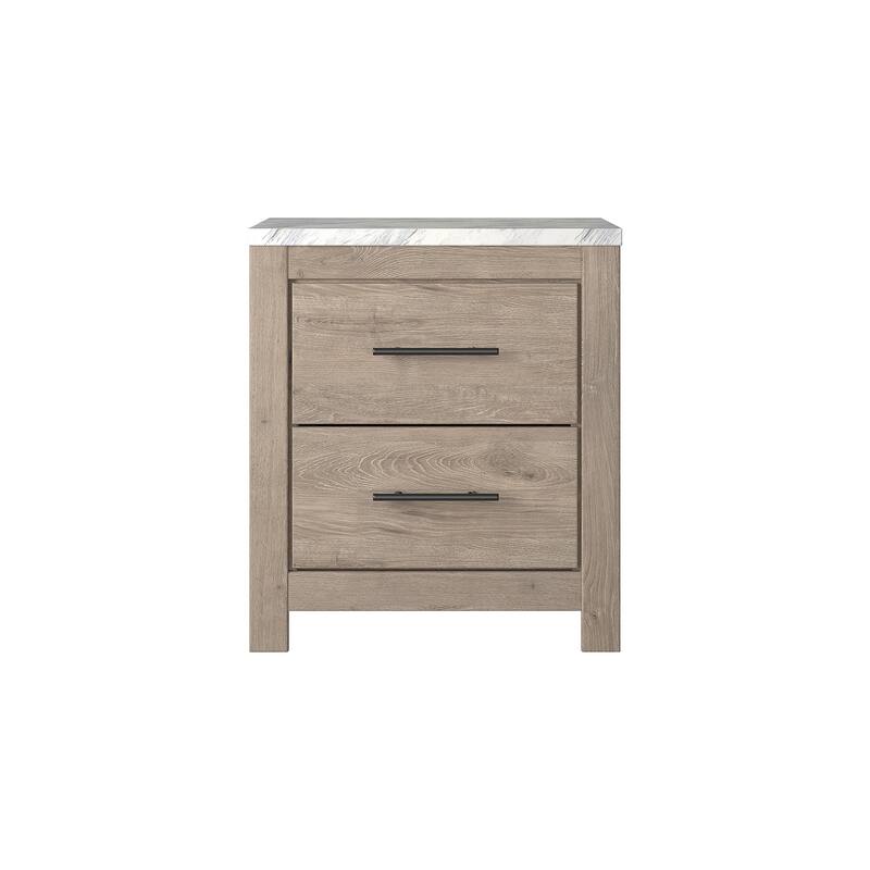 Signature Design by Ashley Senniberg Brown/White Nightstand