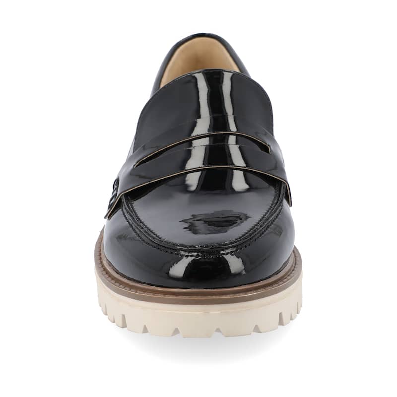 Journee Women's Kenly Loafer - Patent/Black - 8.5
