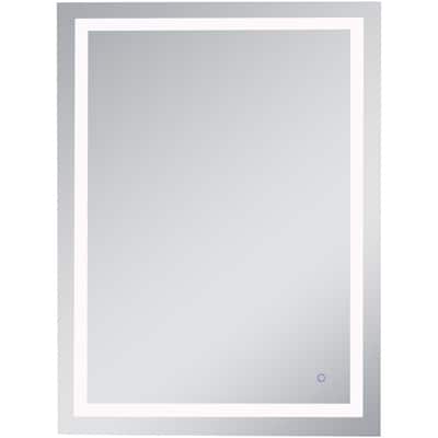 Elegant Lighting Helios 48" x 36" Rectangular Frameless Wall Mounted