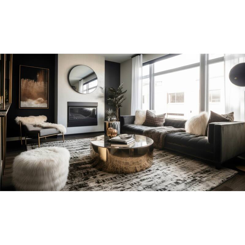 Varaluz Tablet Round Wall Mirror