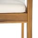 preview thumbnail 12 of 13, Christopher Knight Home - Malibu Outdoor Bar Stool Set Acacia Wood with Rope Back and Water-Resistant Cushions