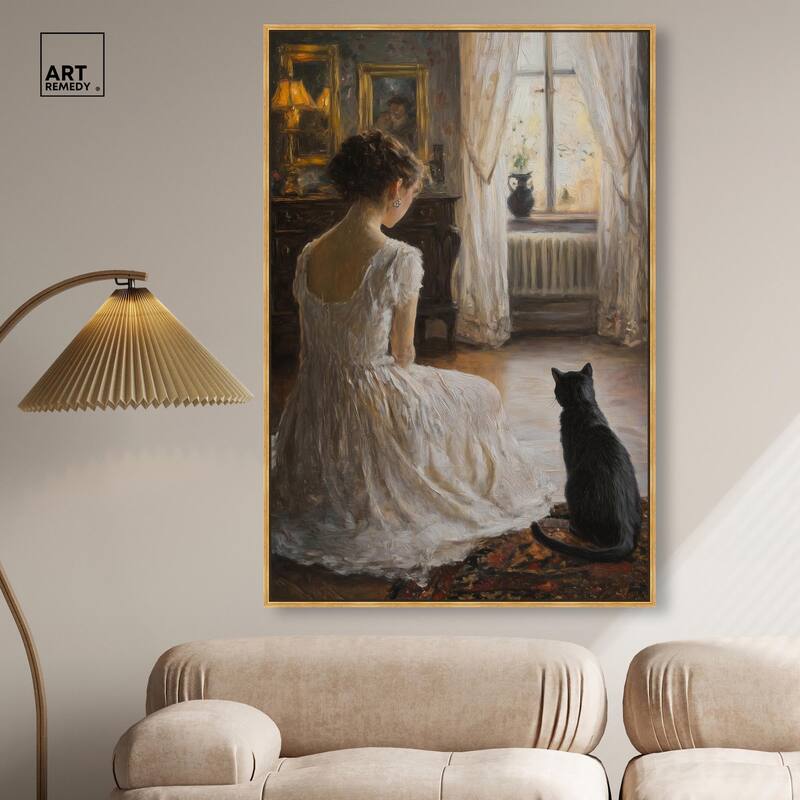 Her Faithful Companion Canvas by Art Remedy