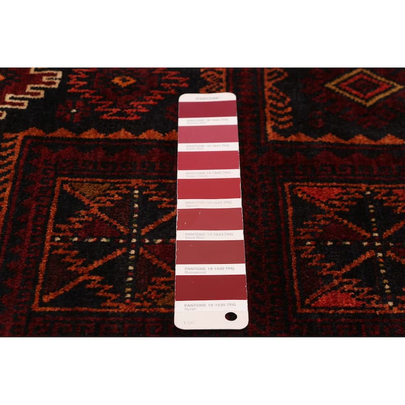 Teimani Red Rug 3'8" x 6'4" - 3'8 x 6'4