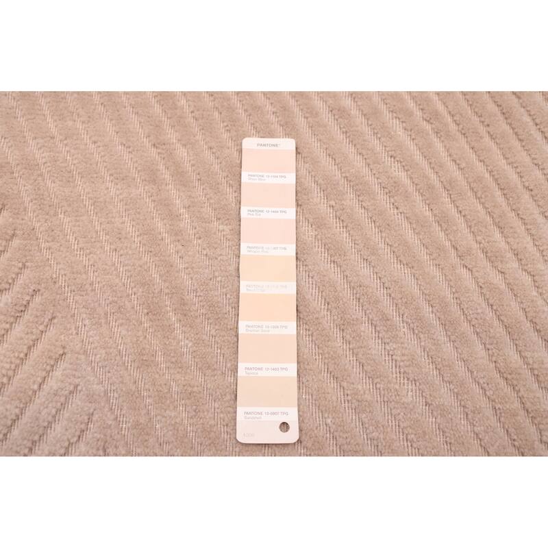 ECARPETGALLERY Hand Loomed Kashkuli Gabbeh Beige Wool Rug - 6'5 x 9'9