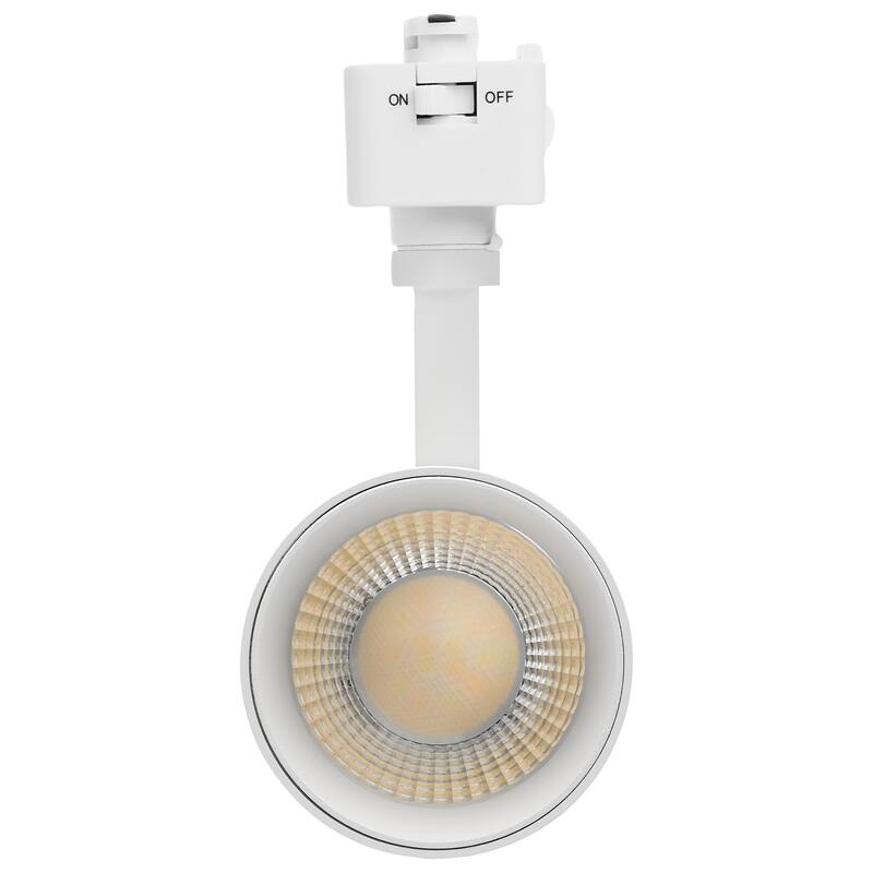 20W LED Track Head 36 Degree Beam Spread J-Style Track 5 CCT Selectable Matte White - Matte White