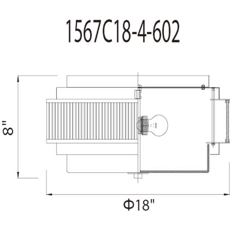 Valdivia 4 Light 18in Satin Gold Flush Mount - Satin Gold