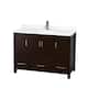 Option Espresso / Giotto Quartz Top / Brushed Chrome