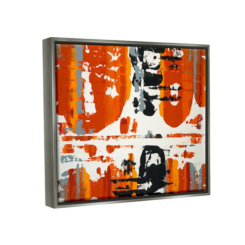 Stupell Burnt Orange Momentum Floater Frame