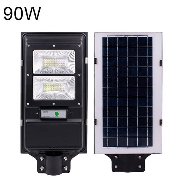 90W Solar Powered LED Street Light Radar Indution PIR Motion Sensor Wall Lamp