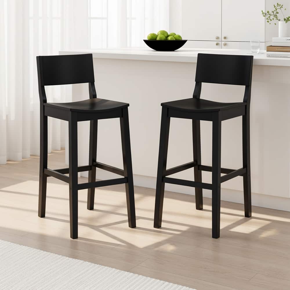 Linon Dahlia Armless Barstool Set of 2