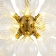preview thumbnail 57 of 56, 18-Light Cluster Blue Glass Bubble Chandelier - 25in Wide Gold