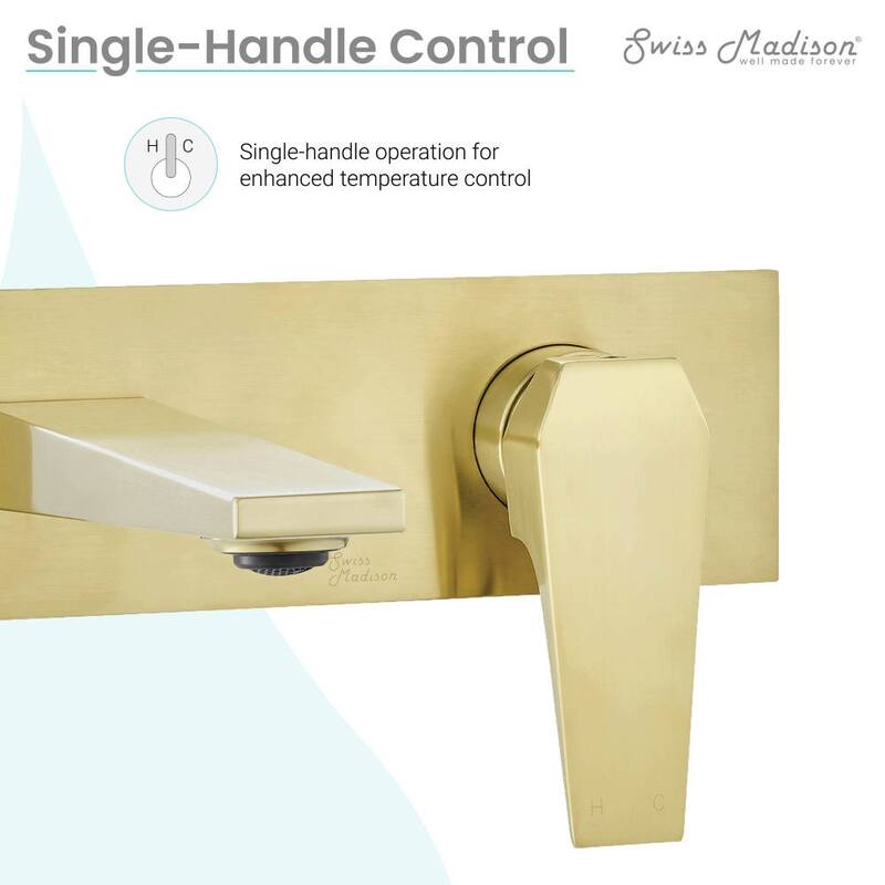 Voltaire Single-Handle Wall-Mount Bathroom Faucet
