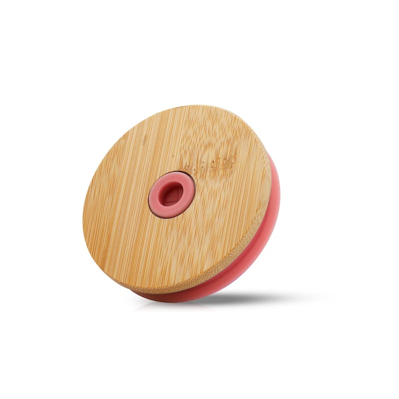 JoyJolt Glass Drinking Cup, Tumbler with Straw & Non Slip Silicone Sleeve - 20 oz - 20 oz