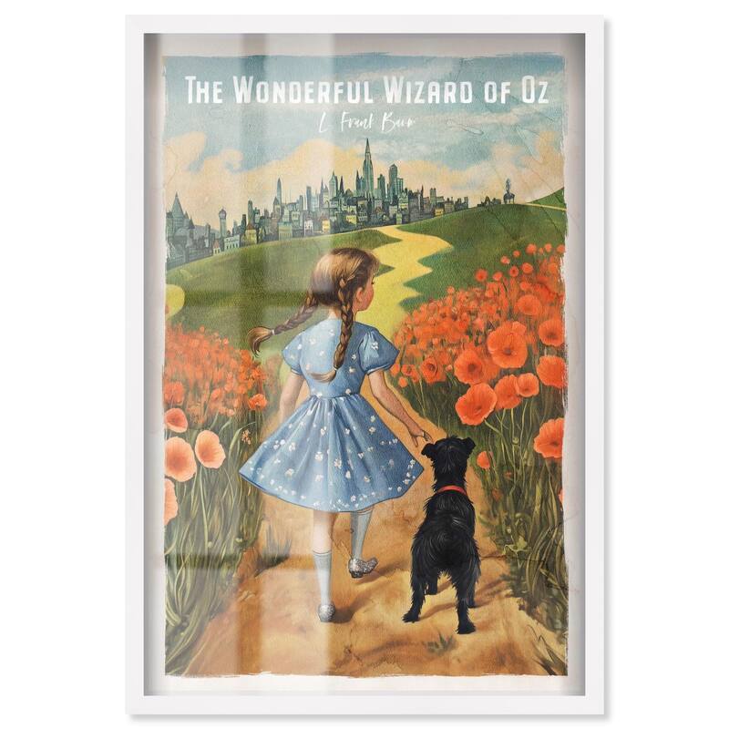 Wizard of Oz Classic Shadowbox by Art Remedy - White - 20" x 30"