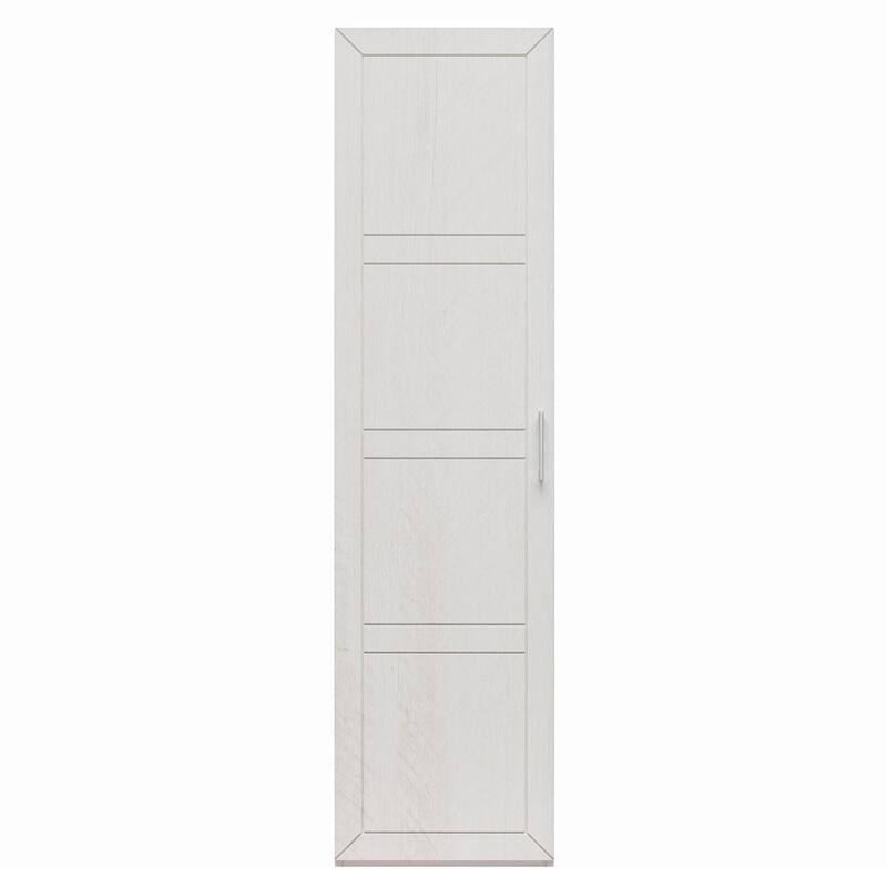 Roomfitters Perry Park Modular Membrane Press Single Door Kit for Closet Units, Ivory Finish
