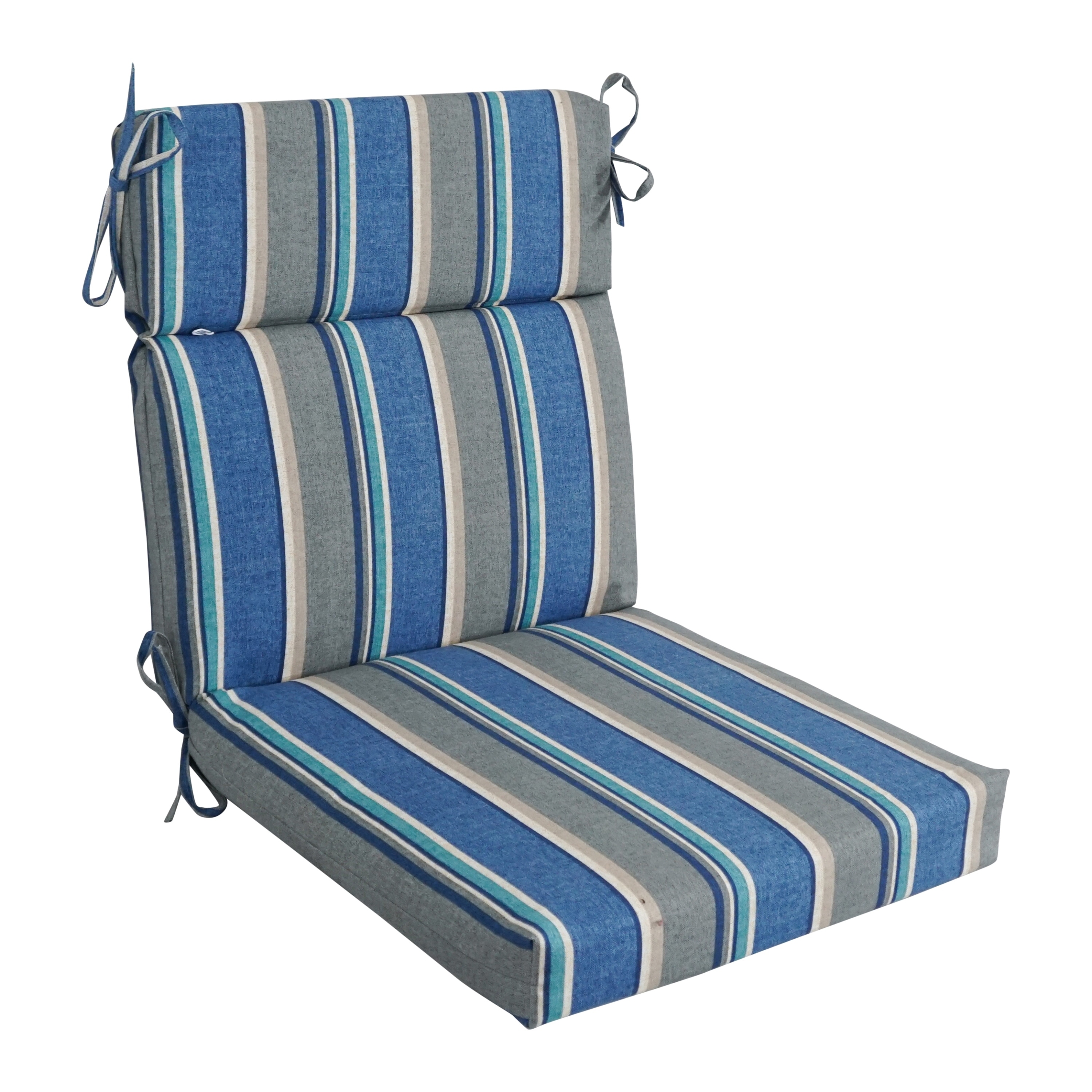 20-inch by 42-inch Three-section Outdoor Seat/Back Chair Cushion - On Sale  - Bed Bath & Beyond - 8366222