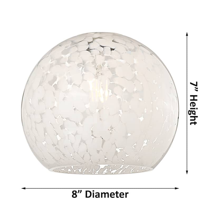 Innovations Lighting 516-1W-11-8 White Mouchette Sconce White