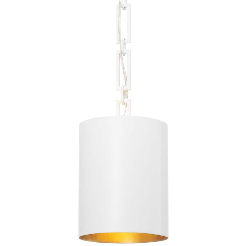 Crystorama Lighting Group Brian Patrick Flynn for Alston Single Light - Matte White / Antique Gold