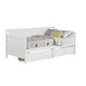preview thumbnail 8 of 11, Daybed with two drawers, Twin size Sofa Bed