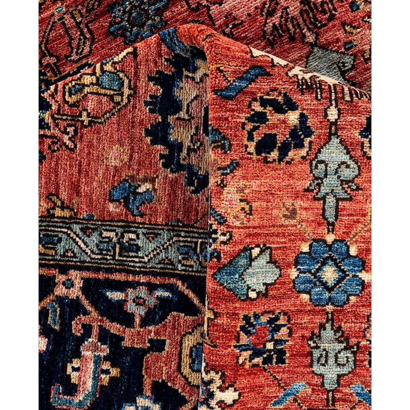 Serapi One-of-a-Kind Hand-Knotted Area Rug - Red - 8' 2" x 9' 10"