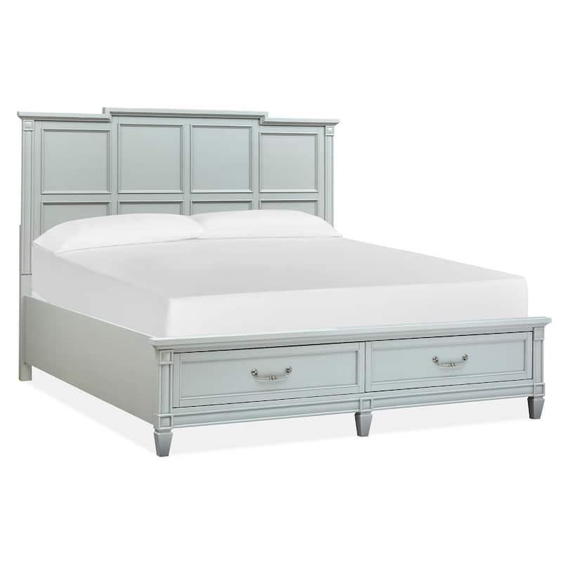 Magnussen Home Glenbrook Pebble Panel Storage Bed - King