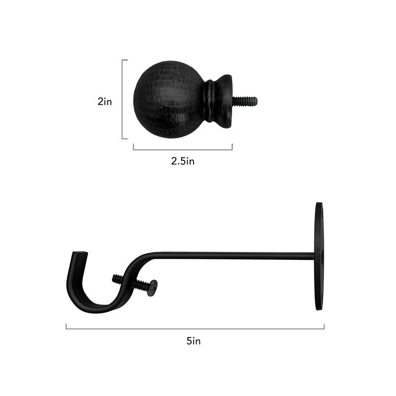 Farmhouse Ball Curtain Rod