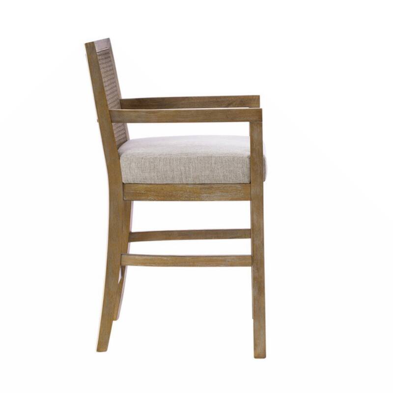 Cane Back Counter Stool