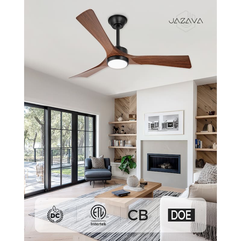 52"or 62" Diammable Ceiling Fan with Light,DC Motor and Remote