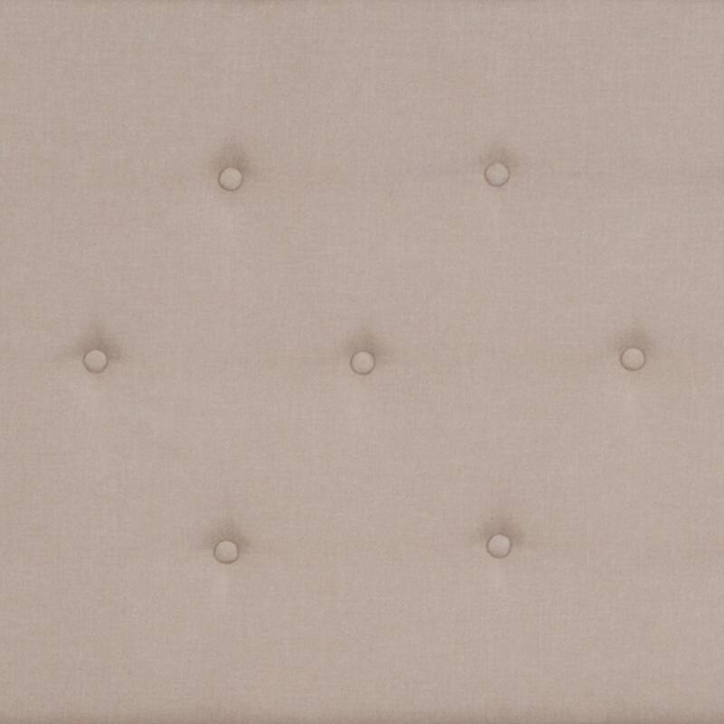 Panel Tufted Upholstered Platform Bed