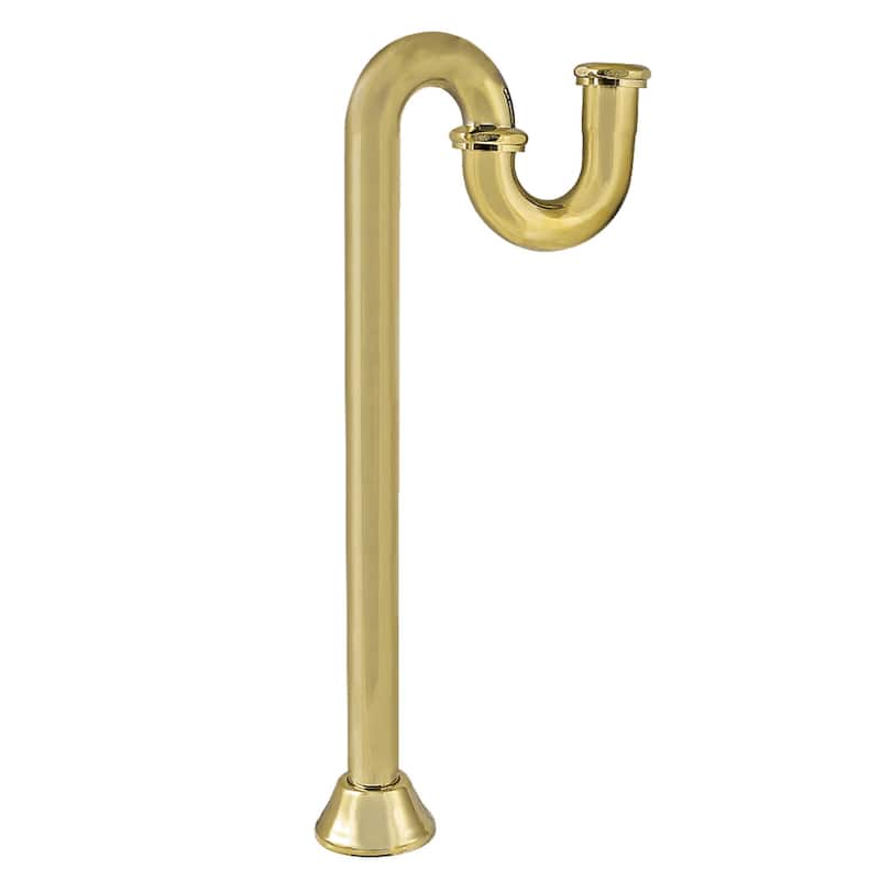 Kingston Brass ST1419 Vintage 1-1/4" Metal S-Trap - Polished Brass