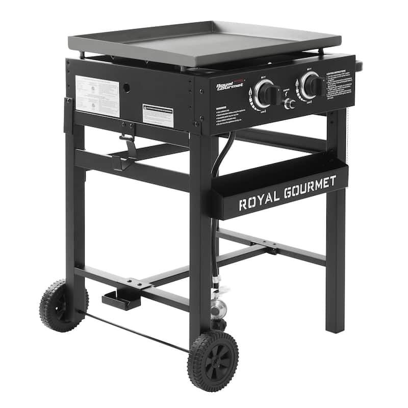 Royal Gourmet 2-Burner Gas Griddle,,Black