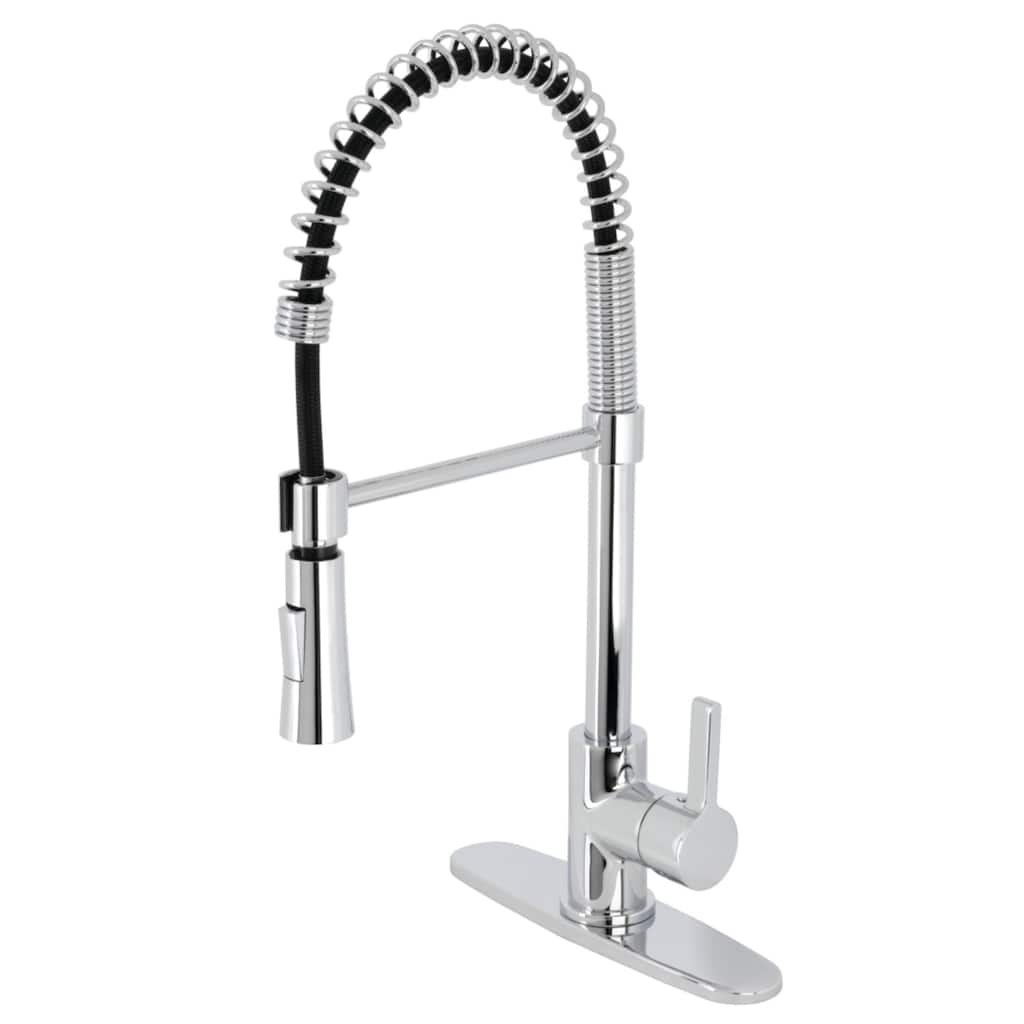 Kingston Brass Continental Single-Handle Pre-Rinse Kitchen Faucet