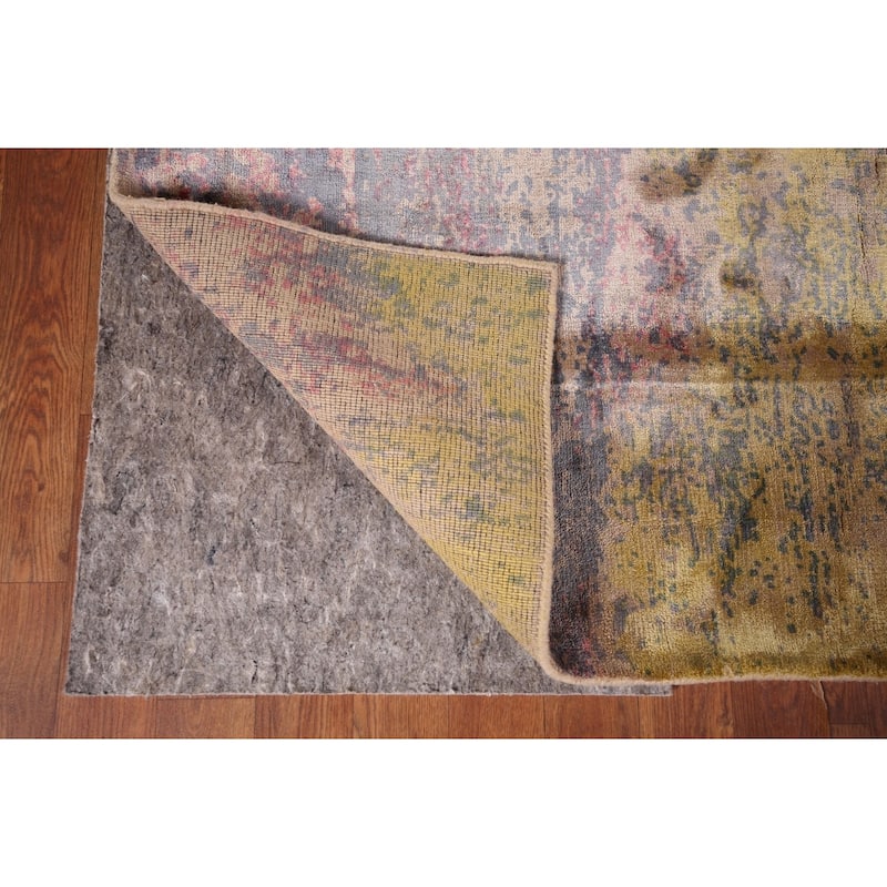 Abstract Modern Area Rug Handmade Wool Carpet - 5'5" X 7'9"