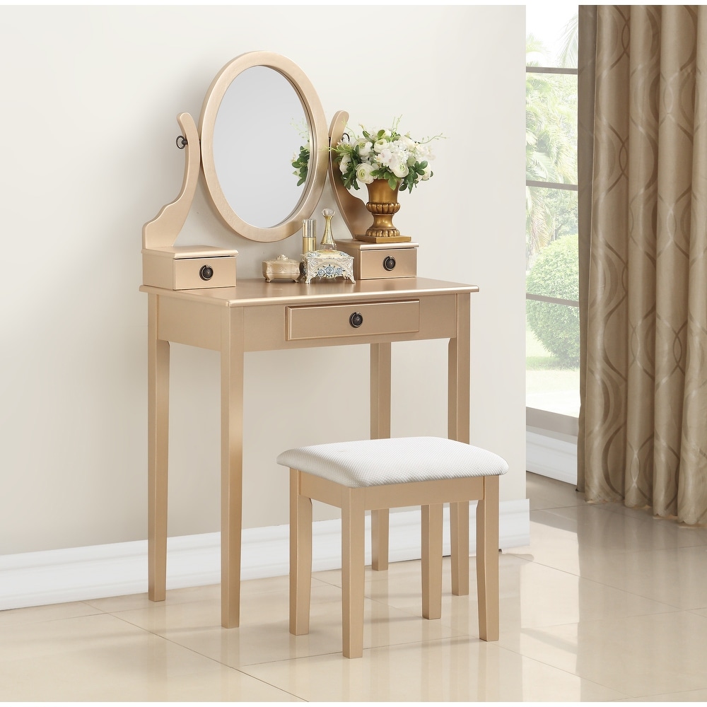 Wood makeup sale vanities