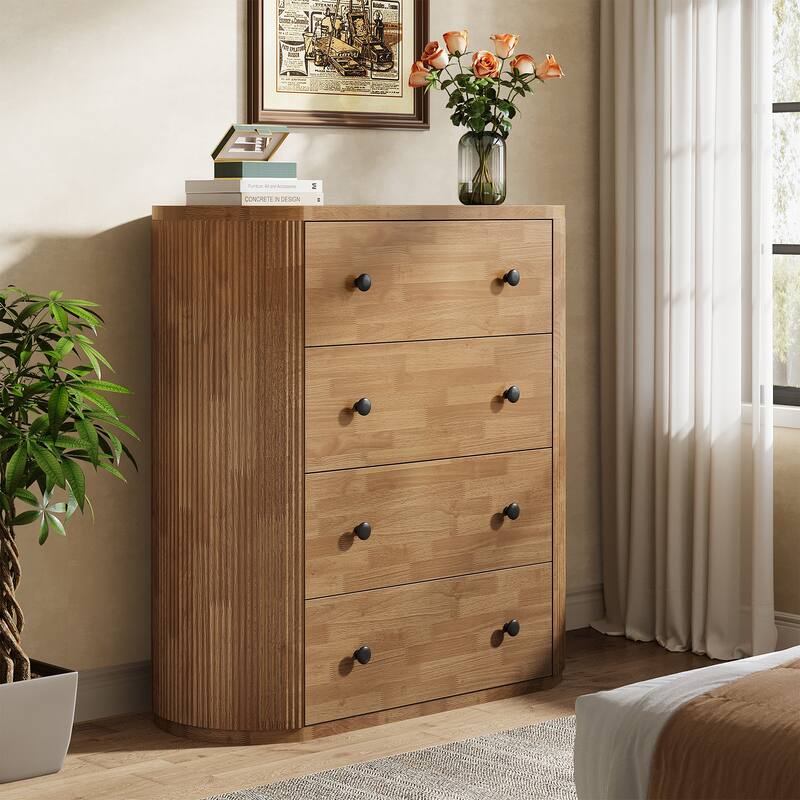 Farmhouse Dressers Wooden Chests Of Drawers for Bedroom