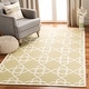preview thumbnail 5 of 51, SAFAVIEH Handmade Flatweave Dhurries Melodie Modern Wool Rug 3' x 5' - Olive/Ivory - Rectangle