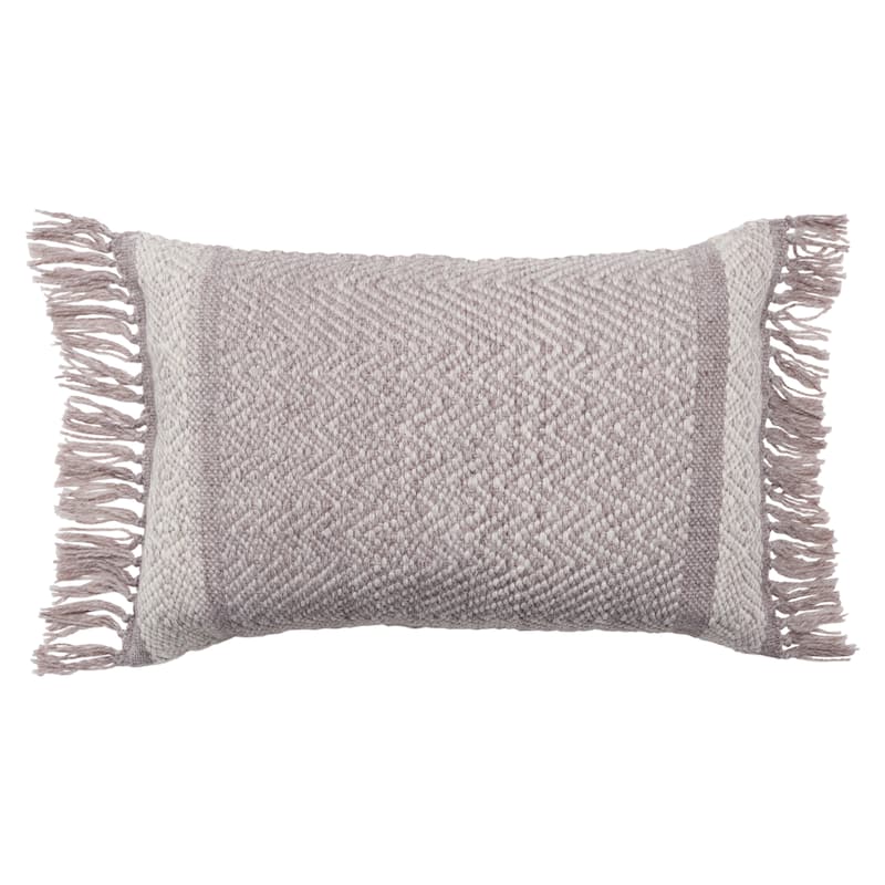 Iker Indoor/ Outdoor Chevron Lumbar Pillow