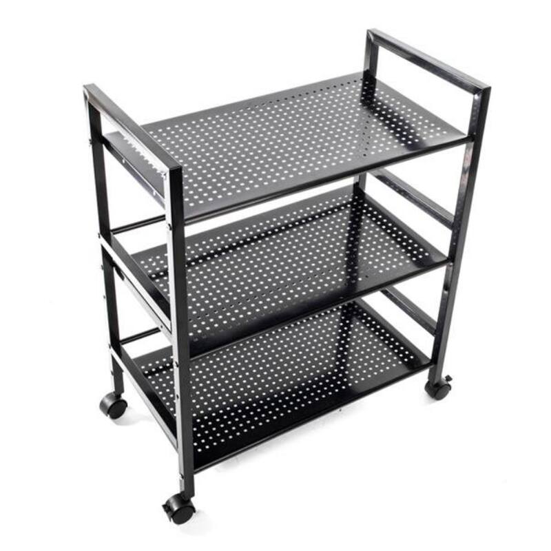 Widen 3 Tiers Multi-functional Storage Cart - Black