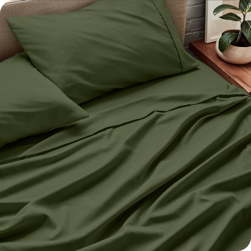 Bare Home 22 Inch Deep Pocket Microfiber Sheet Set