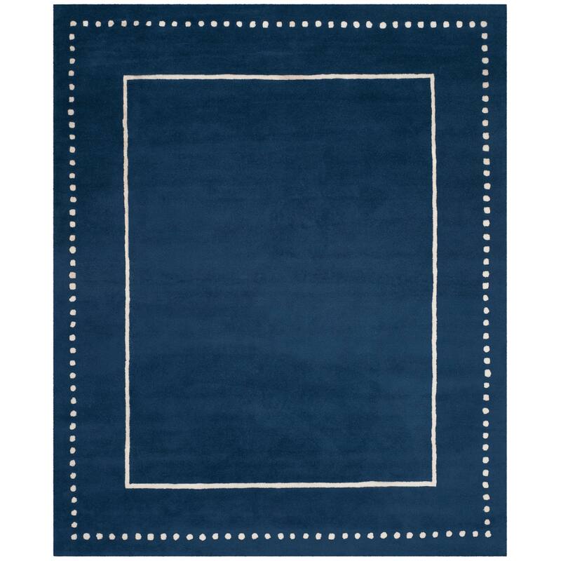 SAFAVIEH Handmade Bella Alverta Dotted Border Wool Rug