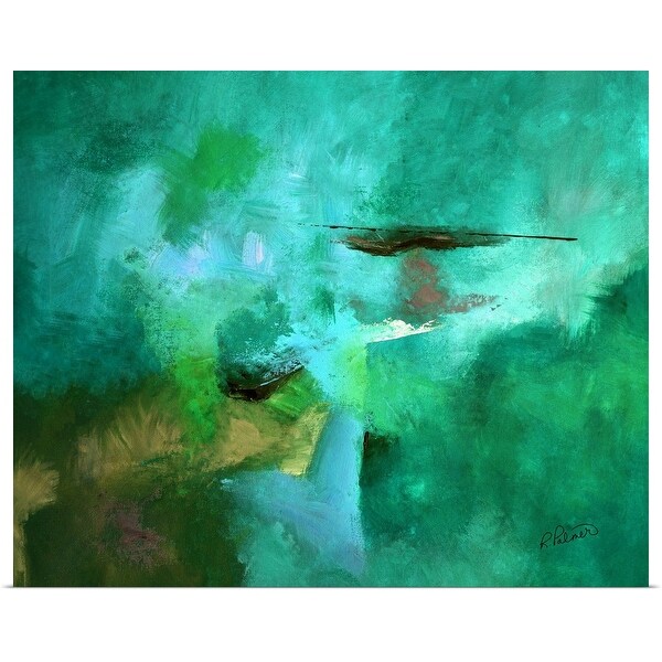"The Awakening Teal" Poster Print