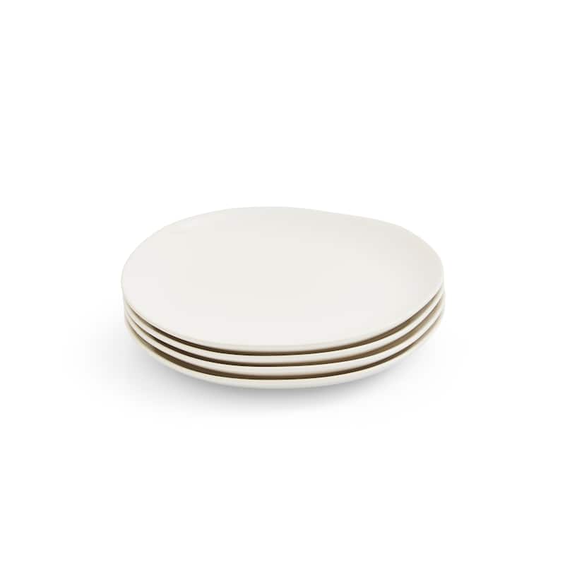 Portmeirion Set of 4 Sophie Conran Arbor Salad Plates - 8.5 Inch - Creamy White - 4 Piece
